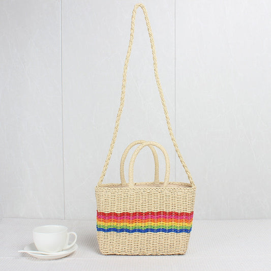 Crochet Granny Square Bag Square Rainbow Bag