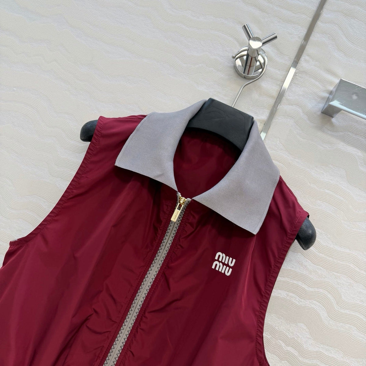 Miu 26s Vest Red Polyamide 346212