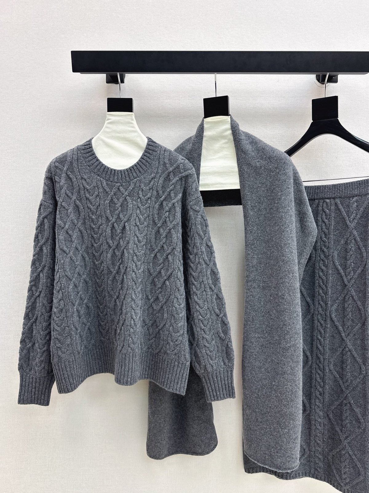 MAX MARA 25S KNIT SKIRT SET 092