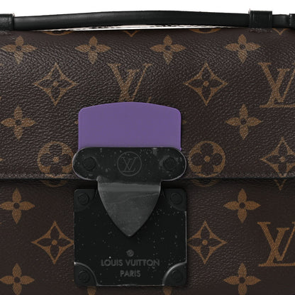 Monogram S Lock Sling Bag Purple