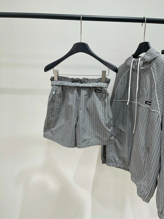 MIUMIU ACTIVEWEAR SET PLAID PATTERN 267917