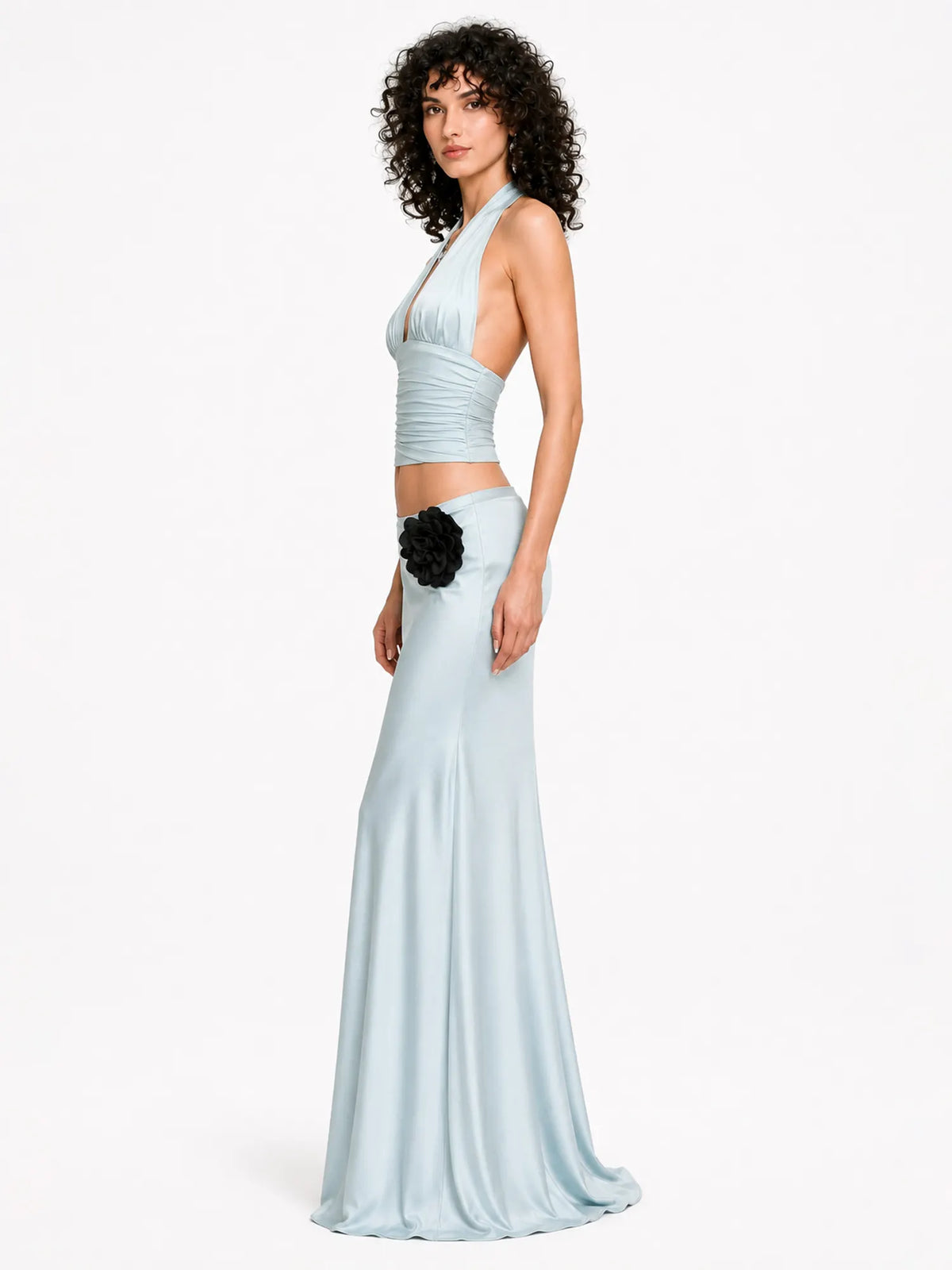 Paulina Resort Style Mermaid Bodycon Maxi Skirt Set