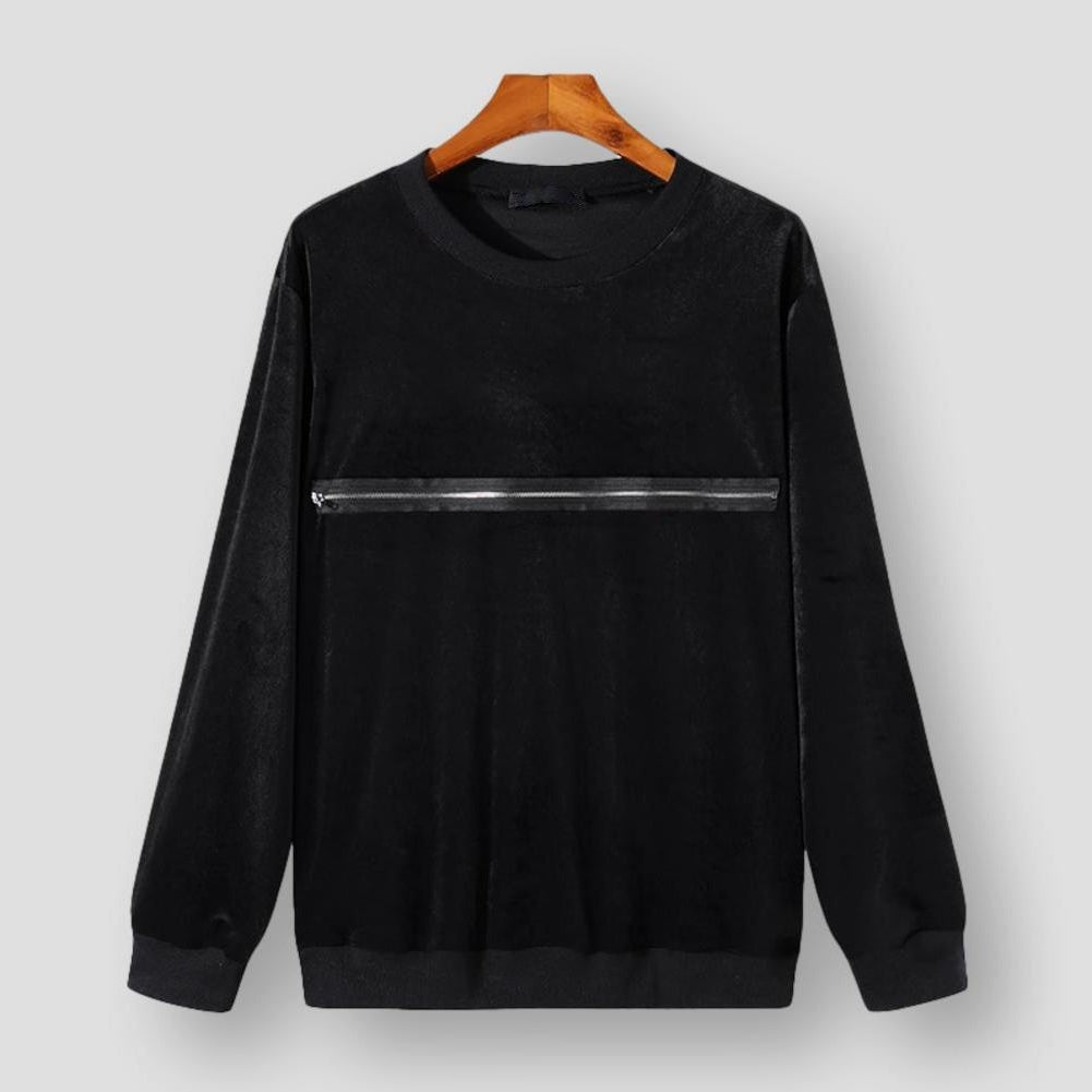 Sky Madrid Jefferson Velvet Sweater