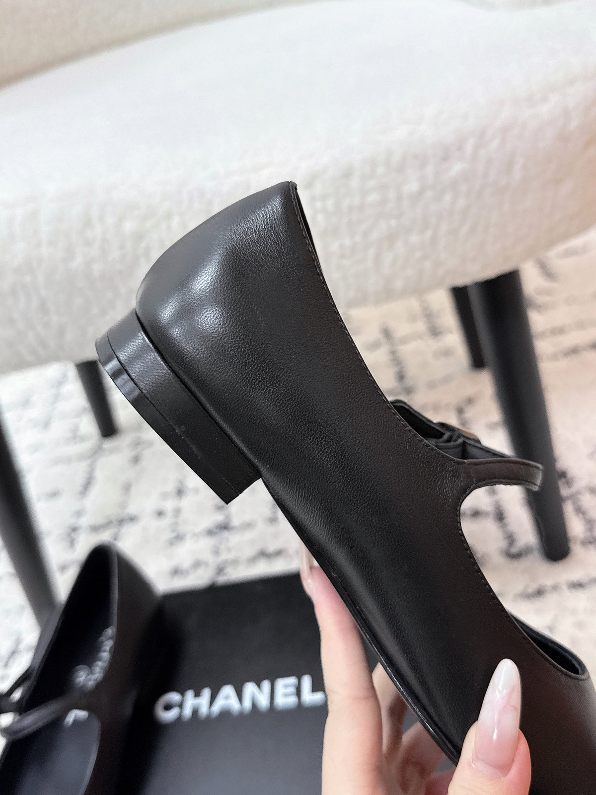 CC 25B MaryJane Shoes Black Sheepskin