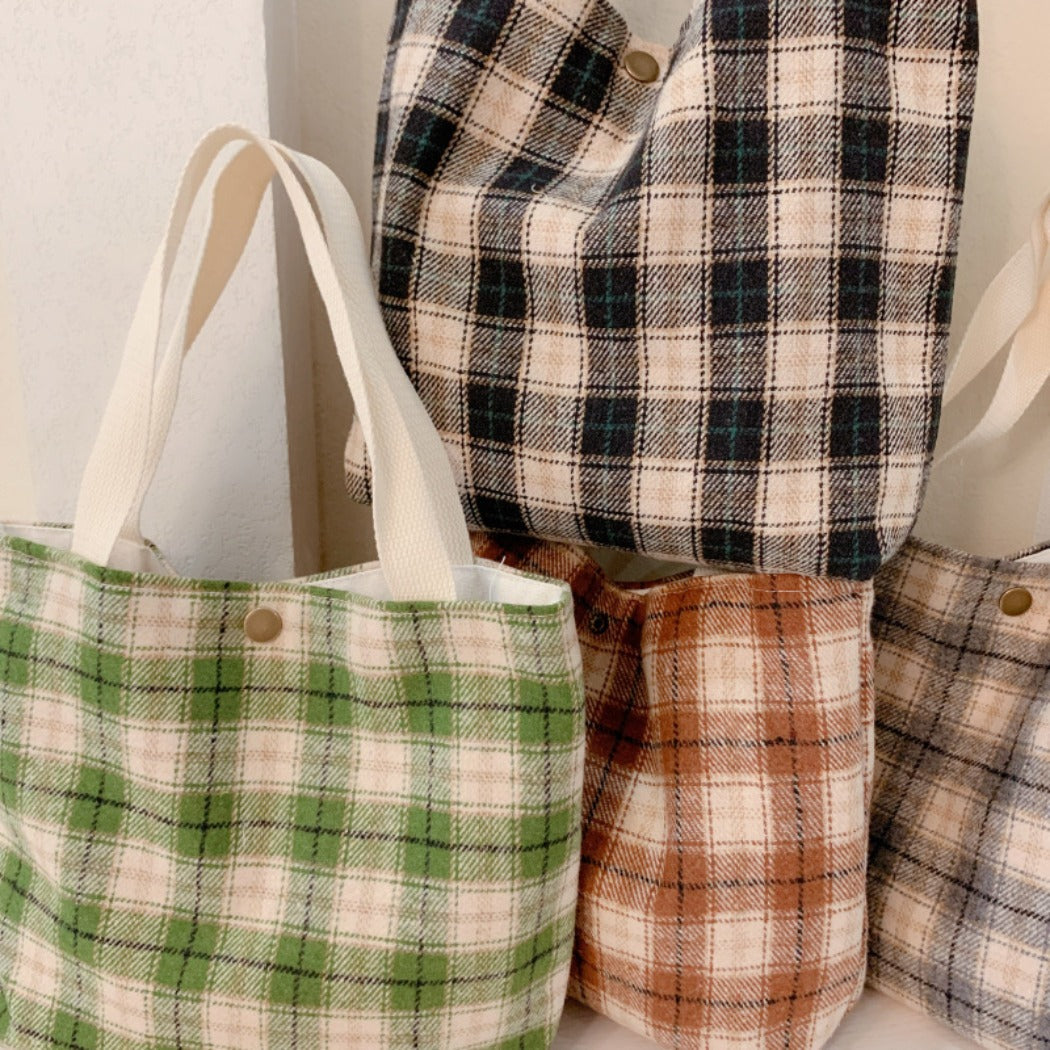 Small Classic Checkered Handbag