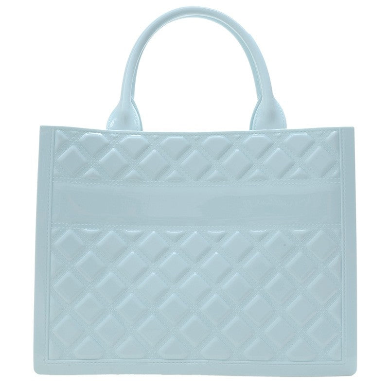 Large Capacity Solid Color Tote Handbag