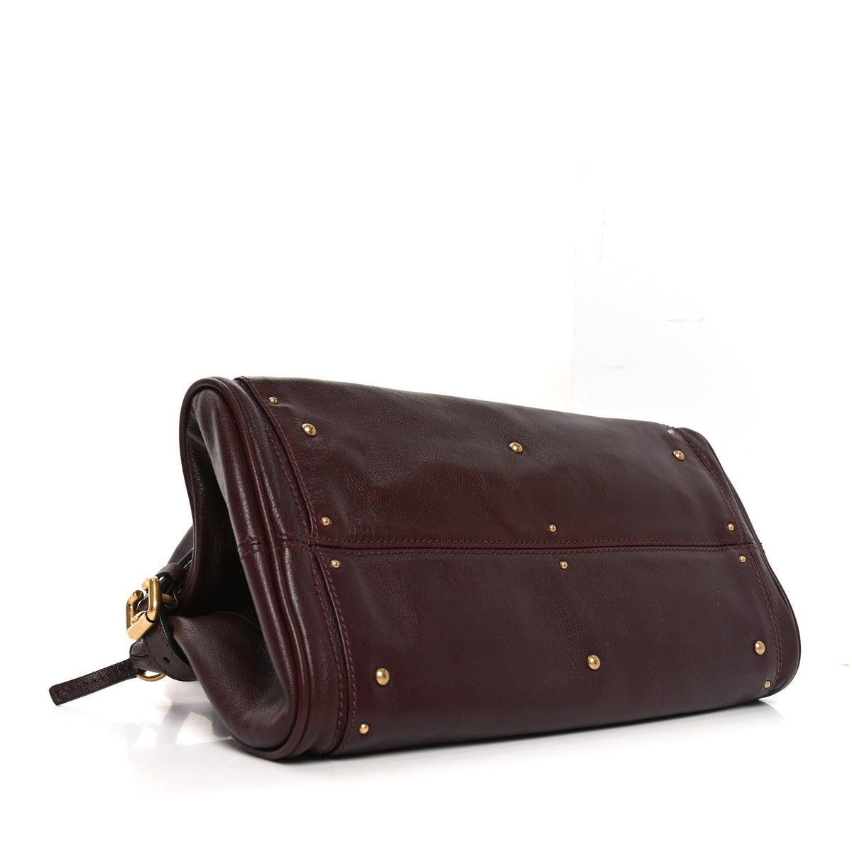 Grained Buffalo Paddington Grenat