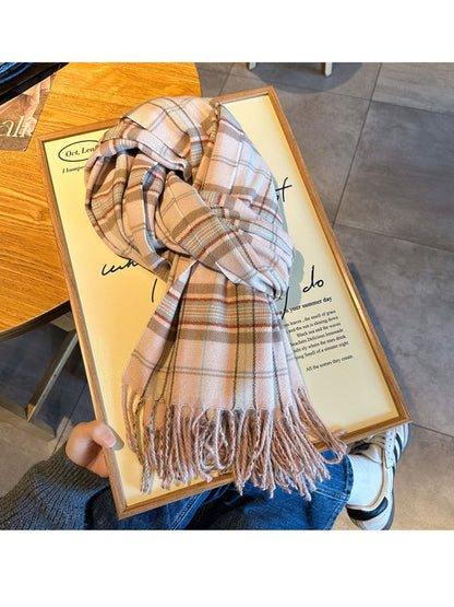 Scarvii -  Scarf with Color-Block Fringe