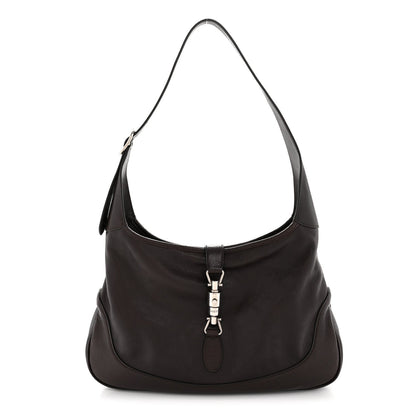 Goatskin Medium Jackie 1961 Hobo Dark Brown