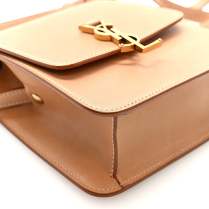 Smooth Calfskin North South Kaia Satchel Vintage Brown