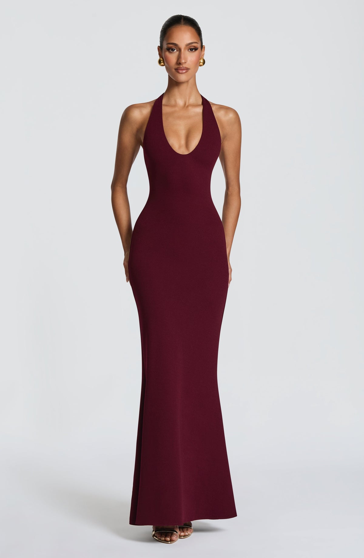 Fern Maxi Dress - Cherry Lacquer