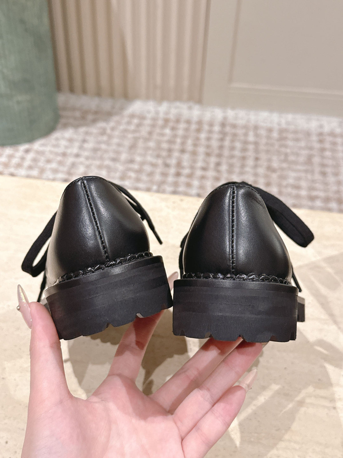 CC 26s Shoes 2cm Black Calfskin 583903
