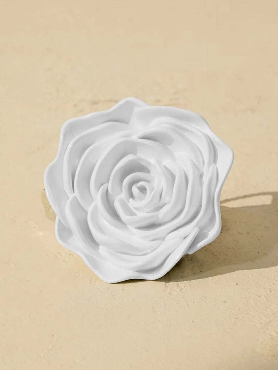 Celia Acrylic Camellia Clutch
