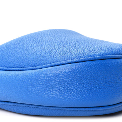 Grained Calfskin Teen Lulu Shoulder Bag Ultra Blue