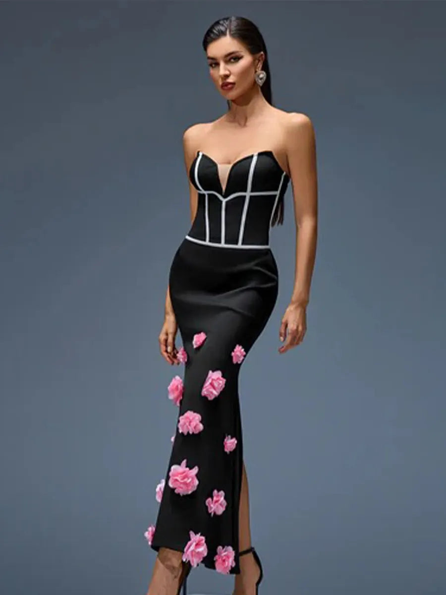 Aurora Maxi Dress In Black