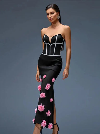 Aurora Maxi Dress In Black