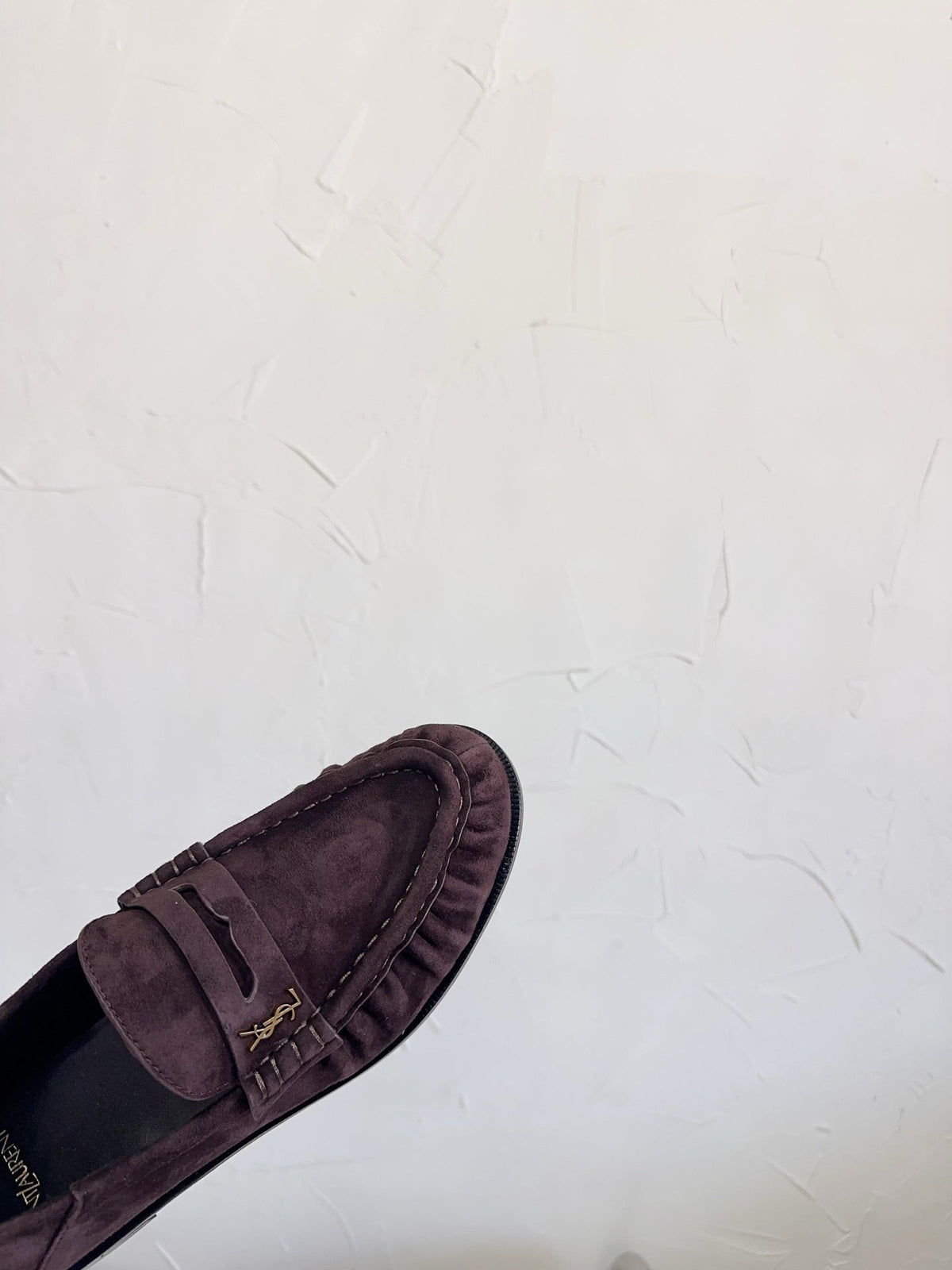 YSL Le Loafer Supple Coffee Suede