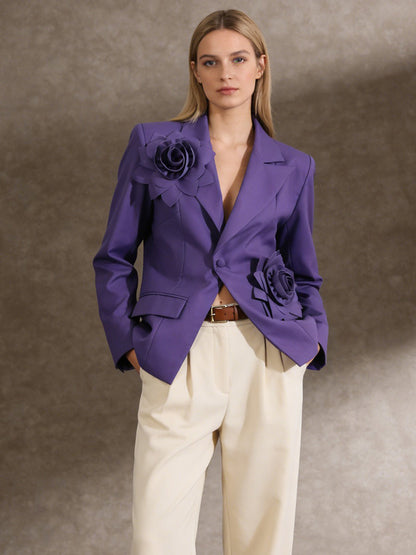 Salma 3D Embellished Blazer