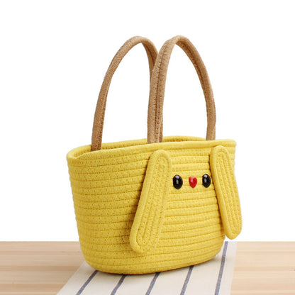 Crochet Market Bag Cartoon Cute Bag