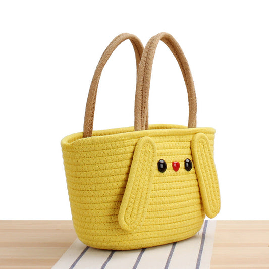 Crochet Market Bag Cartoon Cute Bag
