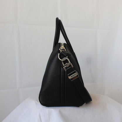 Givenchy Black Leather Small Antigona Satchel