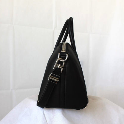 Givenchy Black Leather Small Antigona Satchel