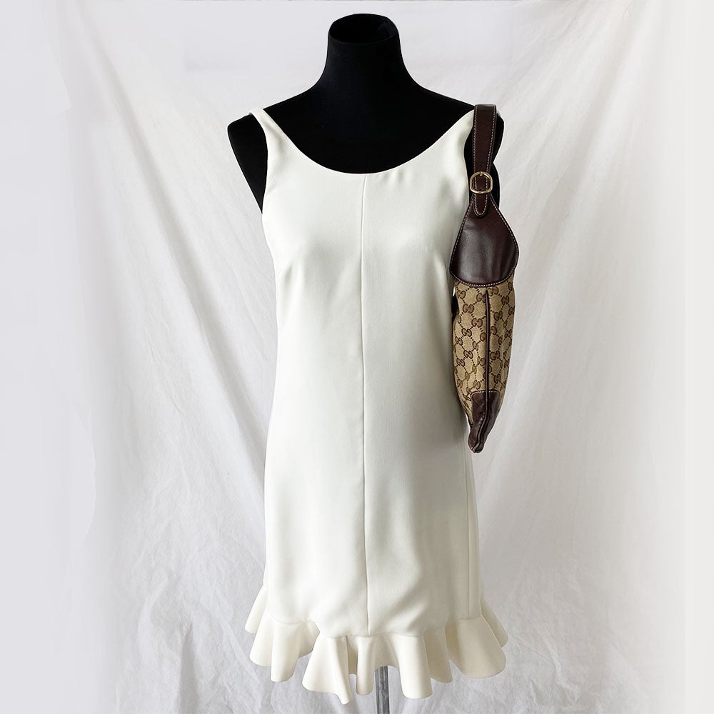 Gucci Web Jackie O Bouvier Hobo GG Canvas Bag