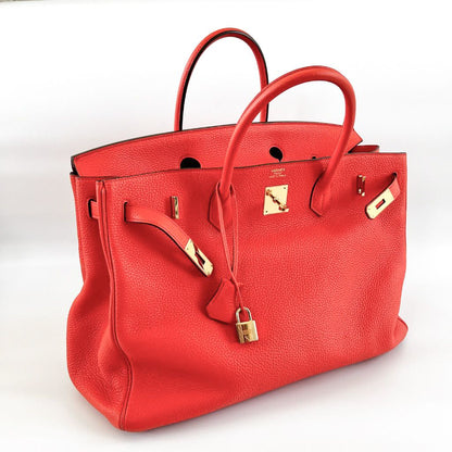 Hermès Orange Togo Leather with Gold Hardware Birkin 40 Bag