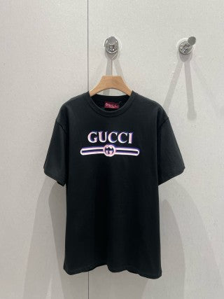 Gucci 25 Print Round Neck Short-sleeved T-shirt Cotton 209549