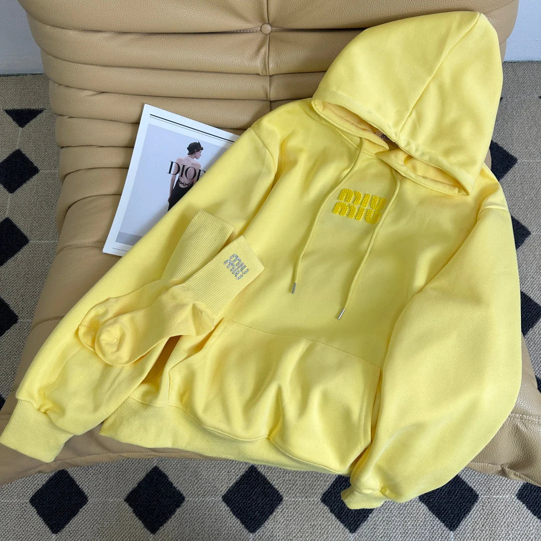 MIUMIU HOODIE AND SOCKS SET STYLE 479
