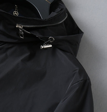 LV HOODED JACKET BLACK 238987