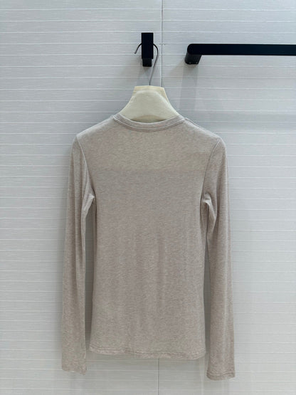Loewe Long-sleeve T-shirt Gray Lyocell