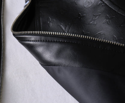 LV BLACK LAMBSKIN SHIRT JACKET 238998