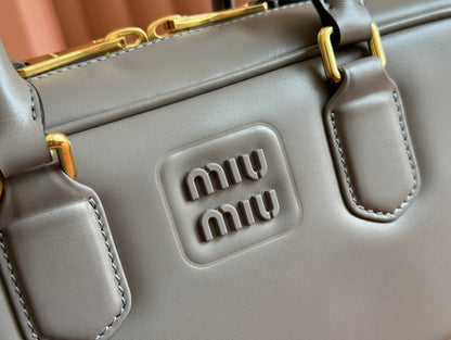 Miu Arcadie 27 Grey Leather 231050