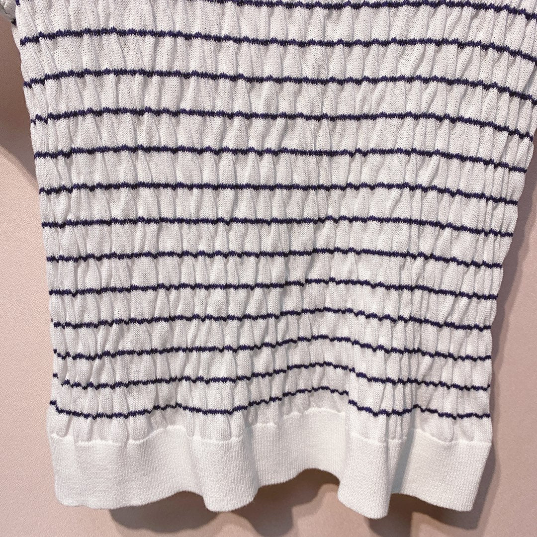 CC 25 Striped Crew Neck T-Shirt Tencel 289188