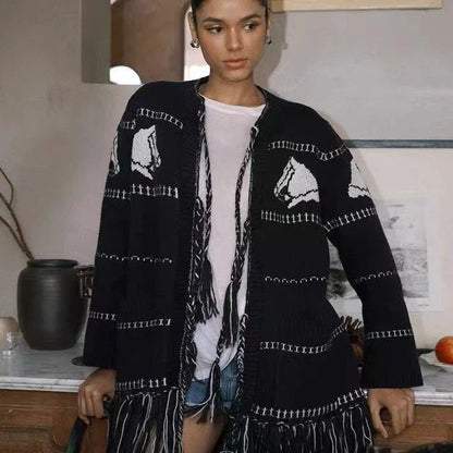 HERMES 25S KNIT CARDIGAN 164