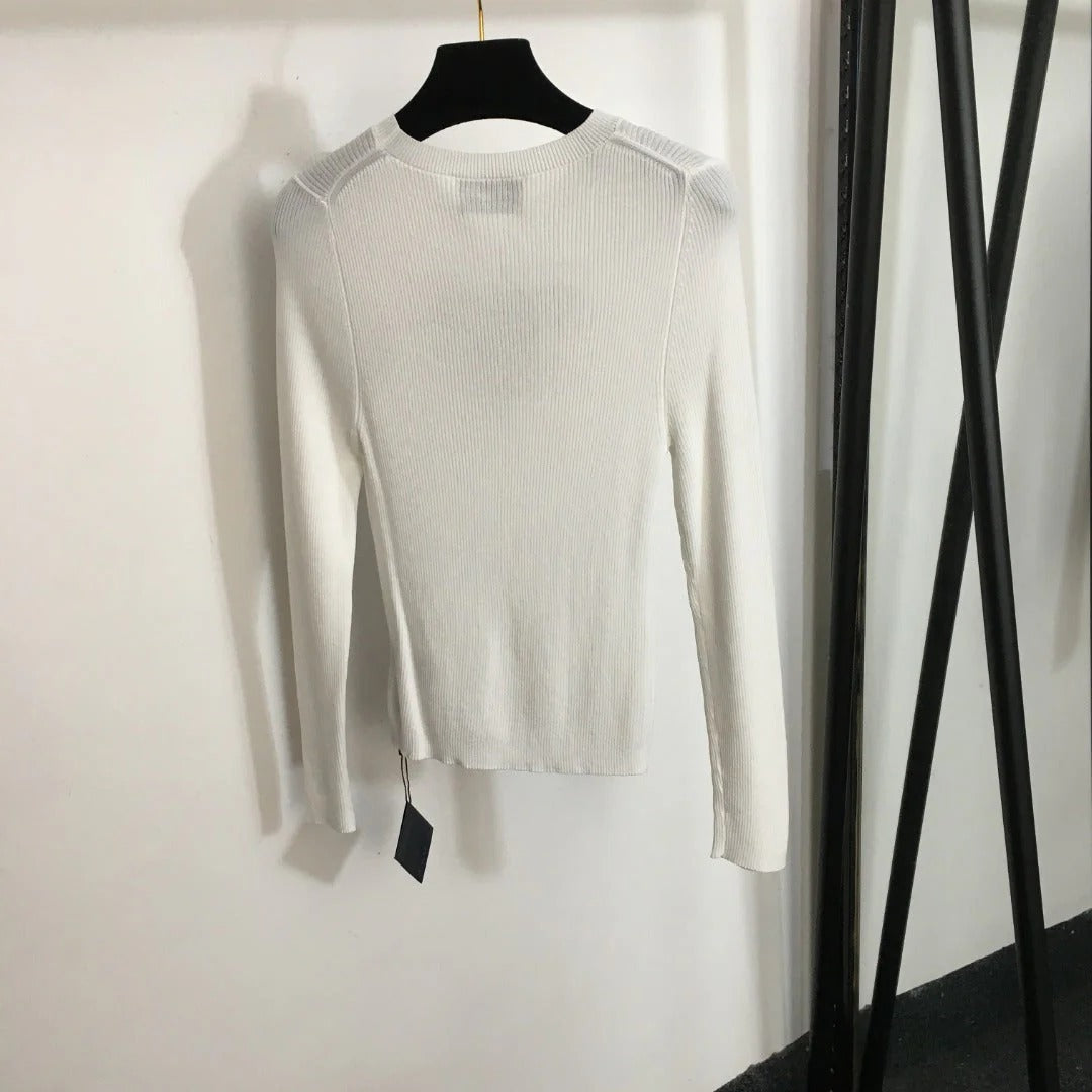 PRADA 25S LIGHT KNIT PULLOVER 290