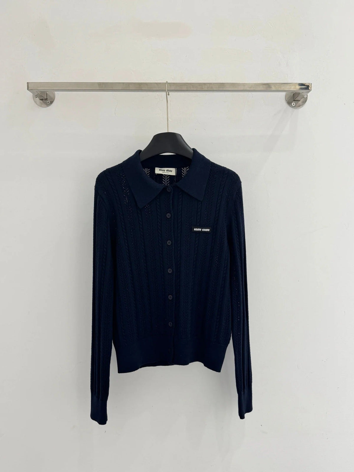 MIUMIU KNIT POLO SHIRT STYLE 61