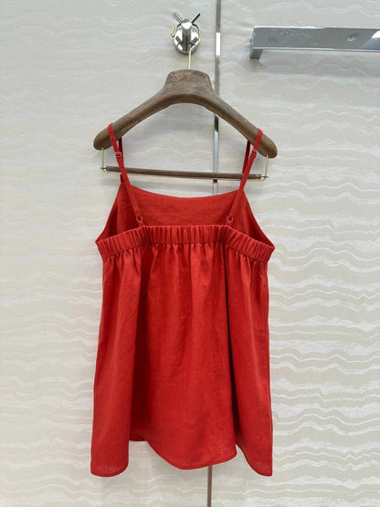 LP LINEN HALTER TOP 272241