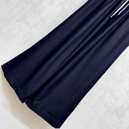 MIU 25S WIDE LEG PANTS WITH DRAWSTRING 264585