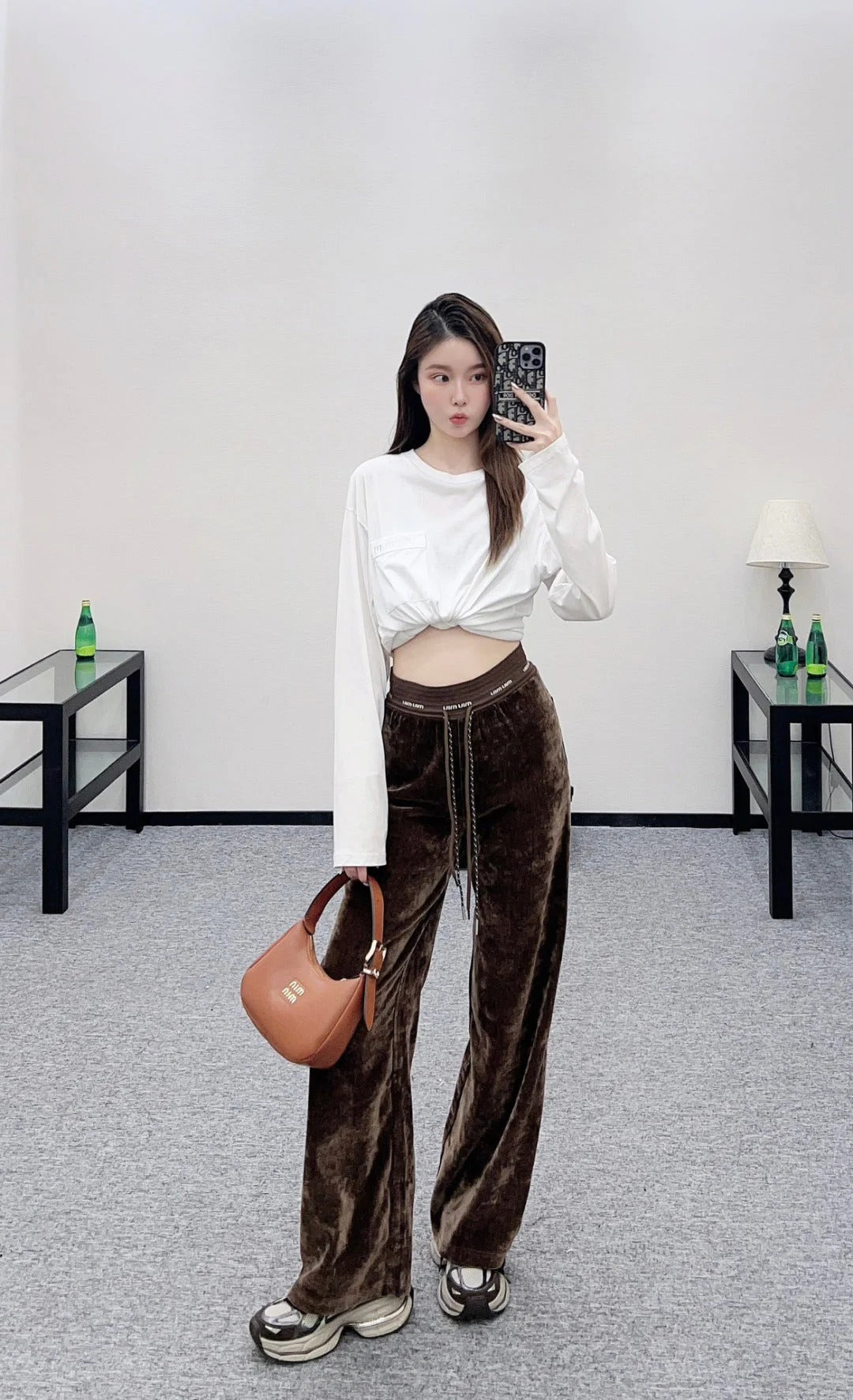 MIUMIU WIDE-LEG PANTS STYLE 119