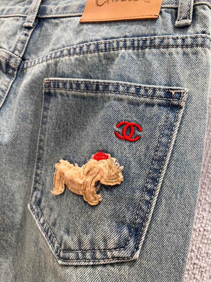 CHANEL 25S DENIM JEANS STYLE 124