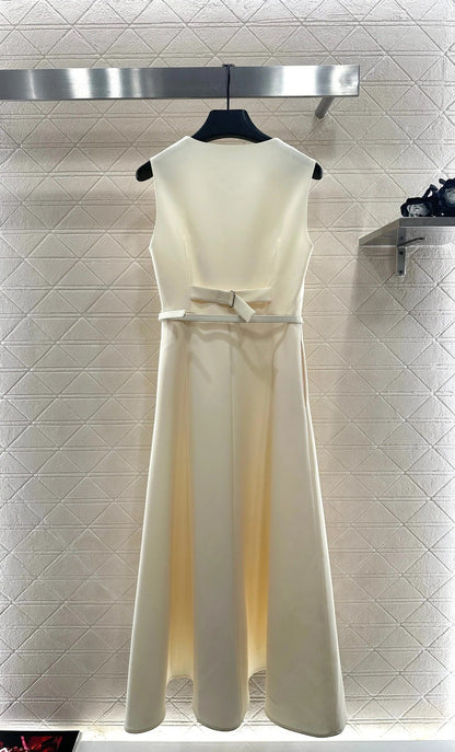 DIOR 25S SLEEVELESS DRESS WITH BELT STYLE 305