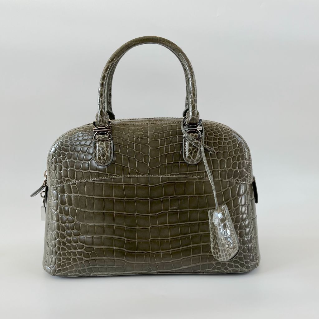 Kwanpen crocodile green pandora bag
