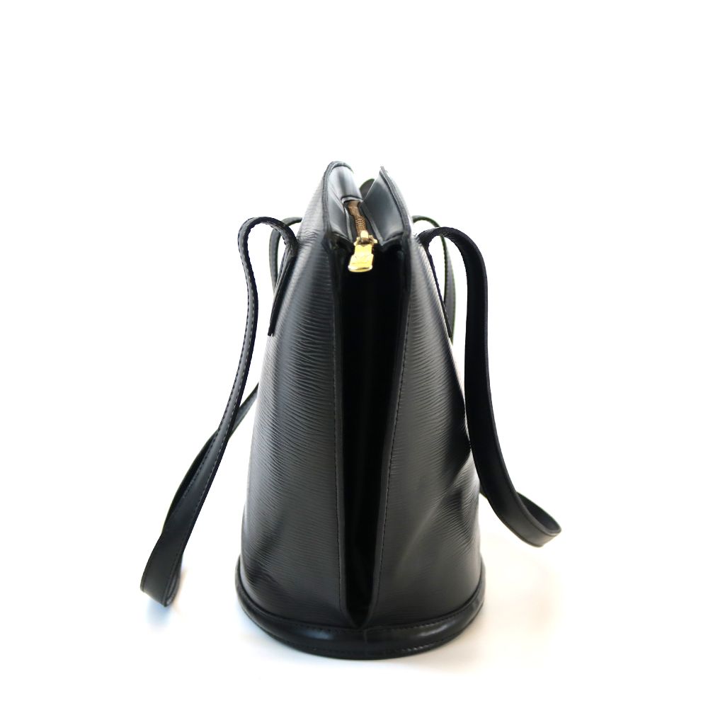 Louis Vuitton Black Epi Leather Saint Jacques GM