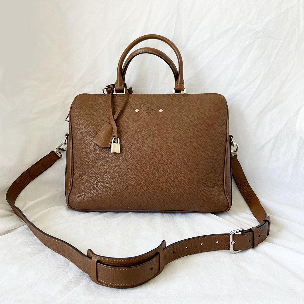 Louis Vuitton brown briefcase