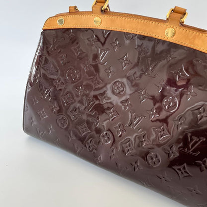 Louis Vuitton burgundy Vernis brea MM shoulder bag