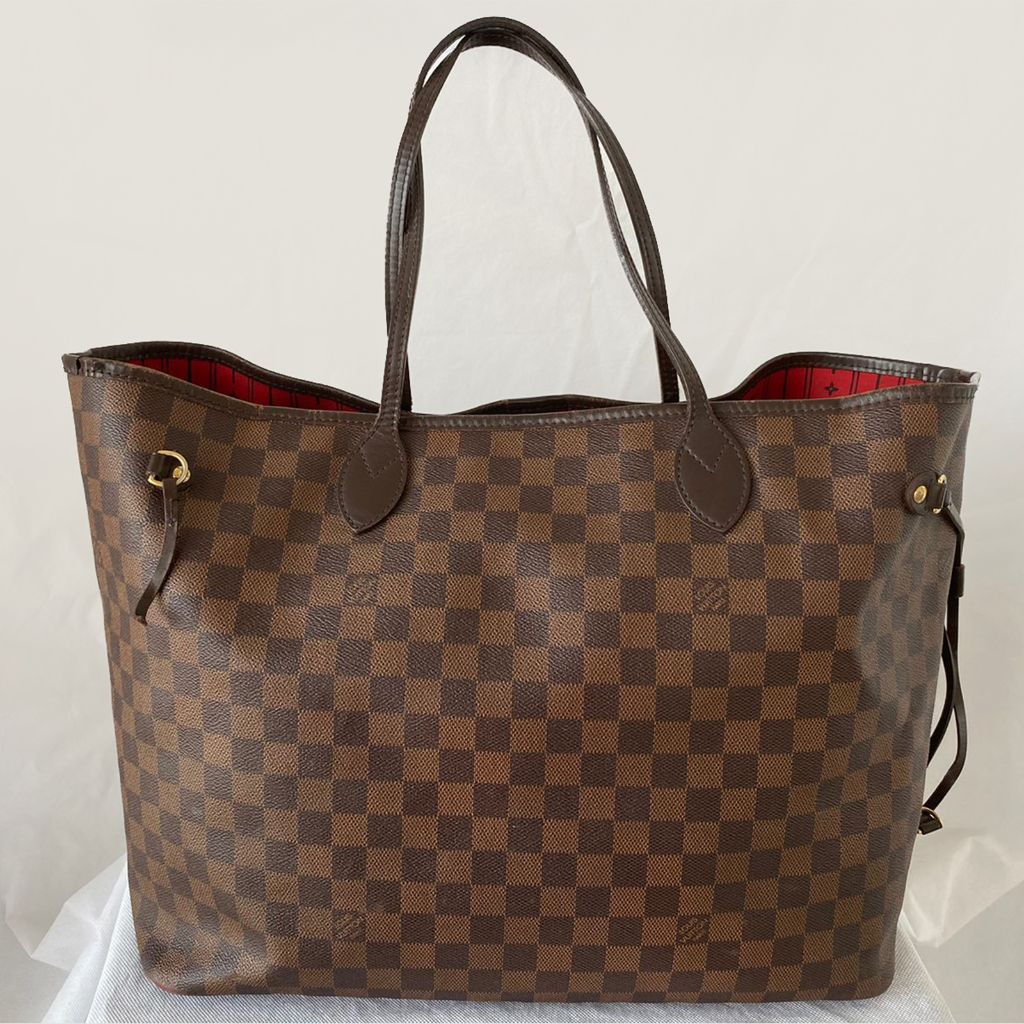 Louis Vuitton Damier Ebene Canvas Neverfull GM Bag