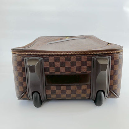 Louis Vuitton Damier Leather Trolley With Front Pocket Suitcase