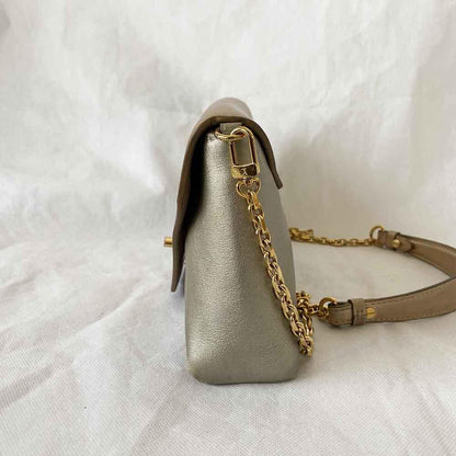 Louis Vuitton Gold Leather Love Note Bag